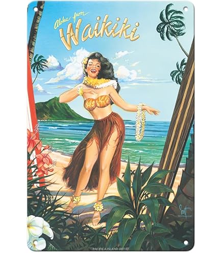 80s HULA DANCER 特大アート フレーム 油彩画 ヴィンテージ 80s HULA DANCER 特大アート フレーム 油彩画 ヴィンテージ